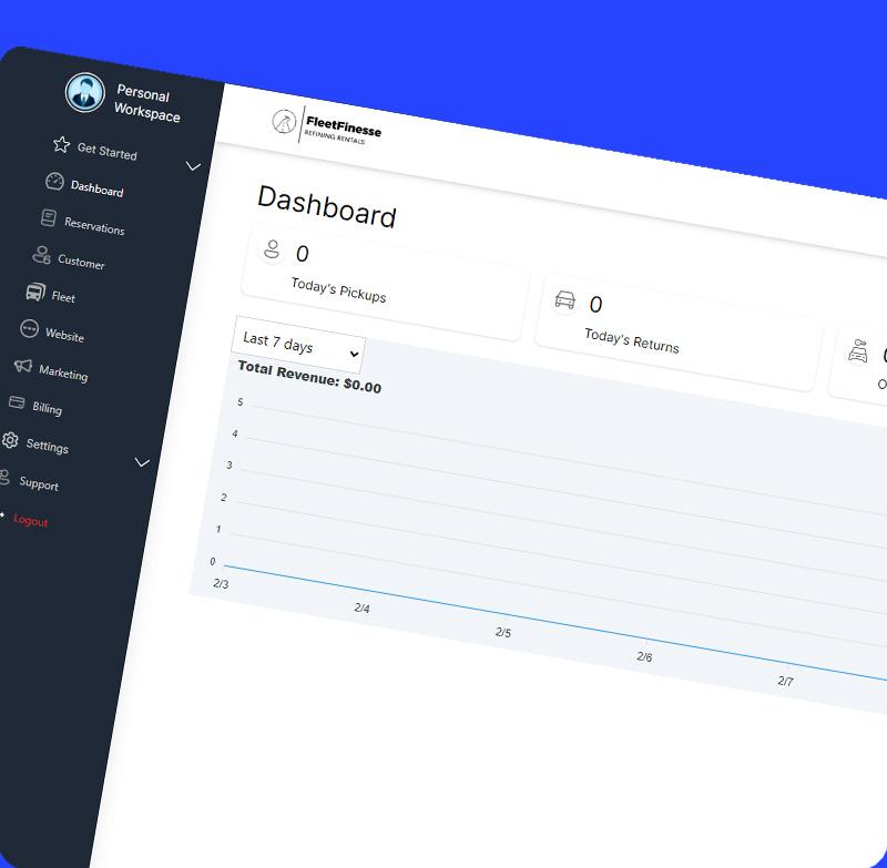FleetFinesse Car Rental Software